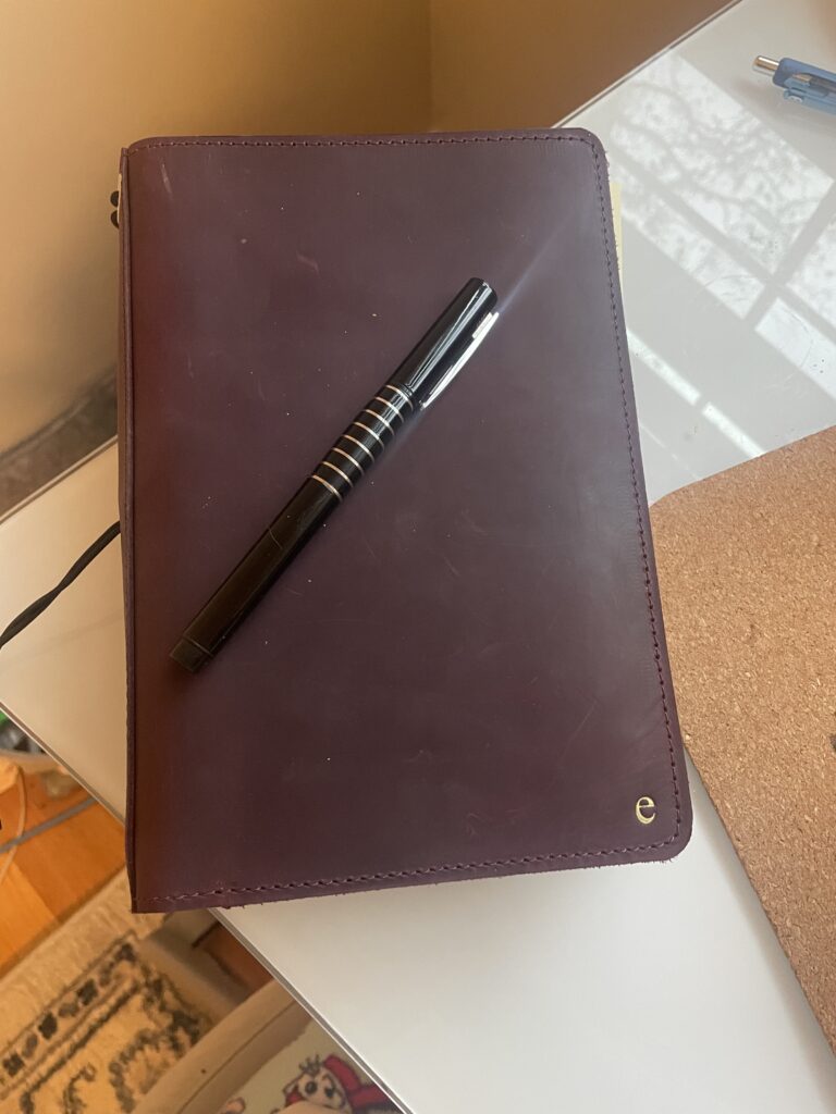 My new travelers notebook for my planner set up 
